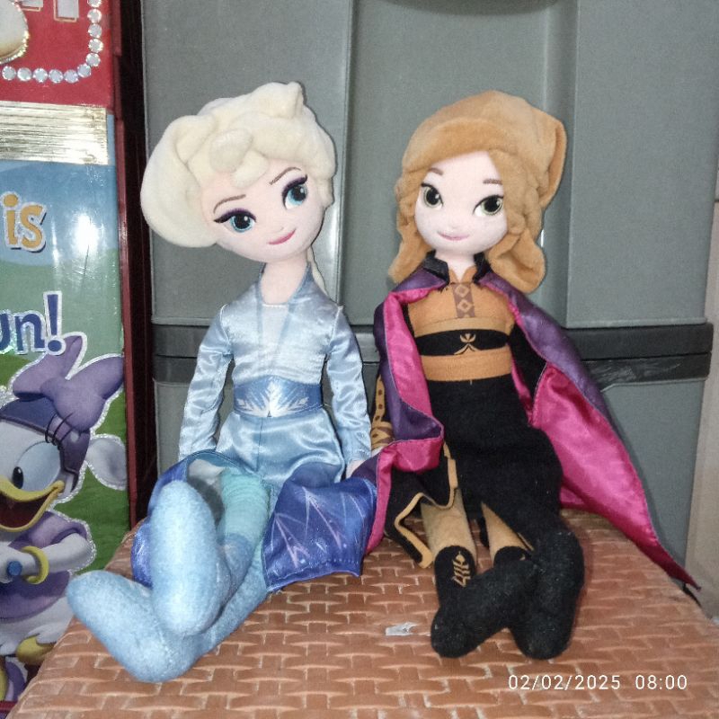 Boneka Preloved Plush Frozen Barbie Minnie Mouse Original