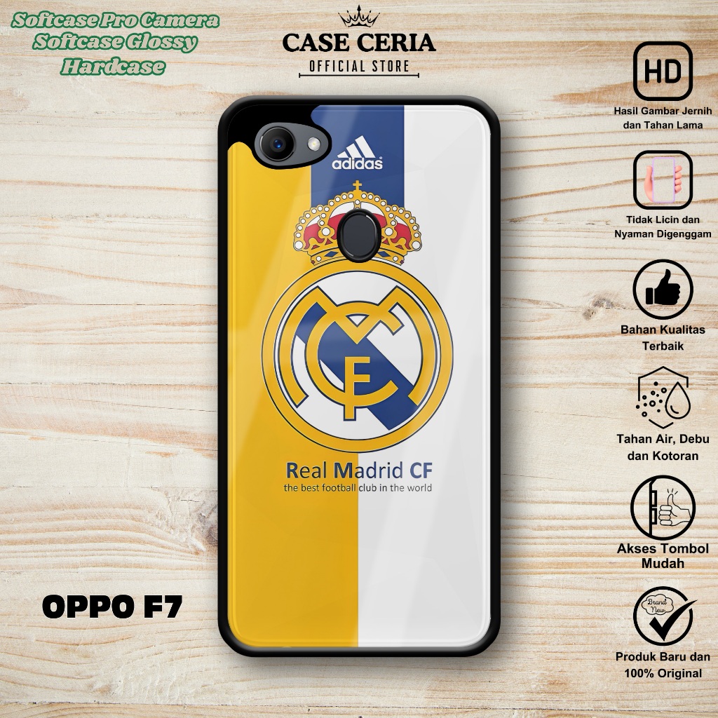 Case Oppo F7 - Casing Oppo F7 ( Madrid ) – Softcase Pro Camera Oppo F7 – Silikon HP – Hardcase HP