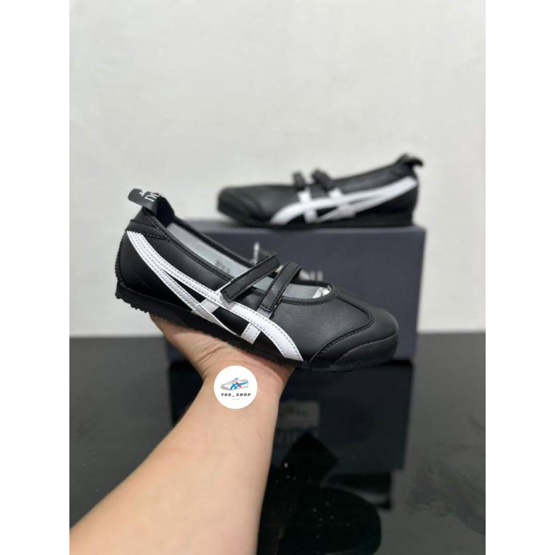 Sepatu Onitsuka X Patou Ballerina Black White