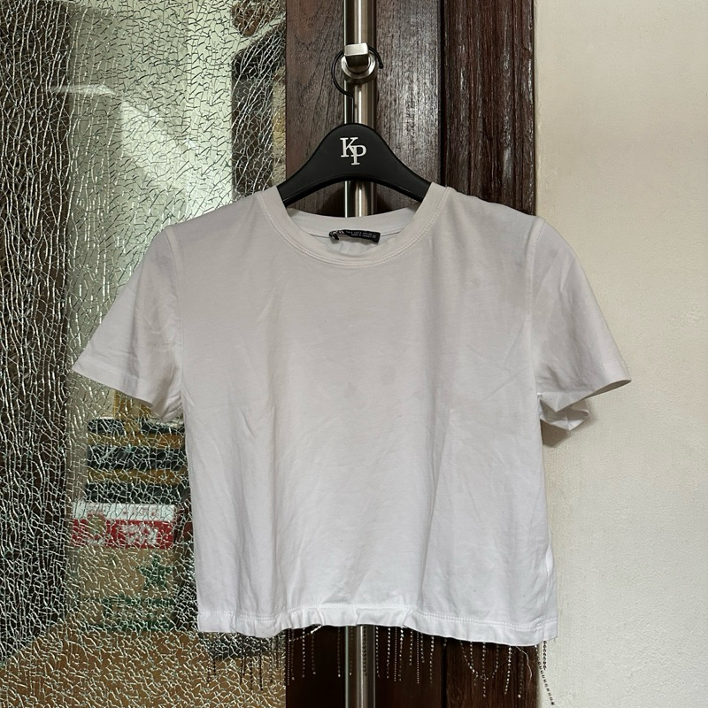 [READY] ZARA KAOS PUTIH POLOS PRELOVED