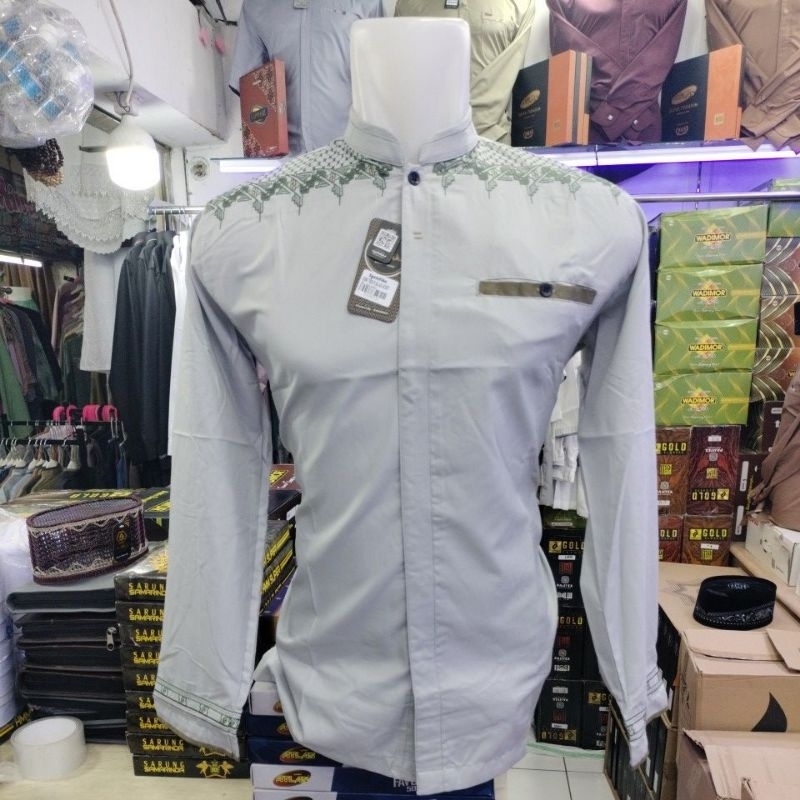 koko lengan panjang warna merek syahdika