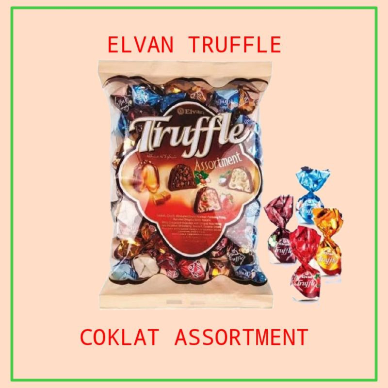 

Elvan Truffle Chocolate Assortmen Coklat Aneka Rasa Kemasan 1 KG