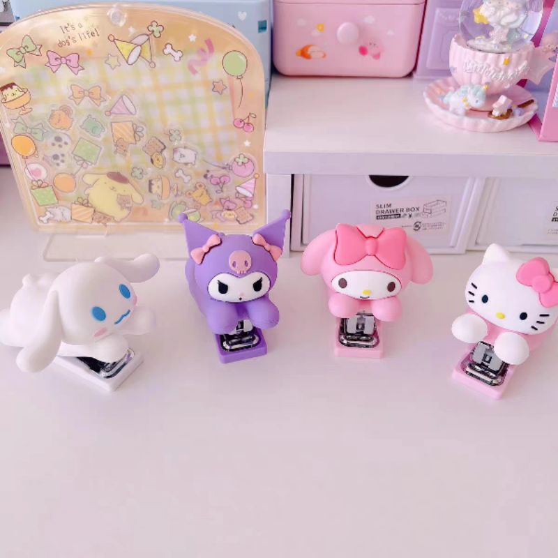 

Staples Hello Kitty / Jepretan Kertas Cinnamoroll / Stapler Kuromi / Jepretan Melody