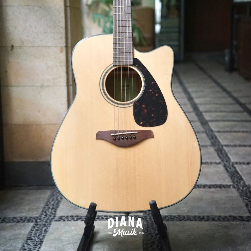 Gitar Akustik Elektrik Yamaha FGX800C /FGX 800 C Natural