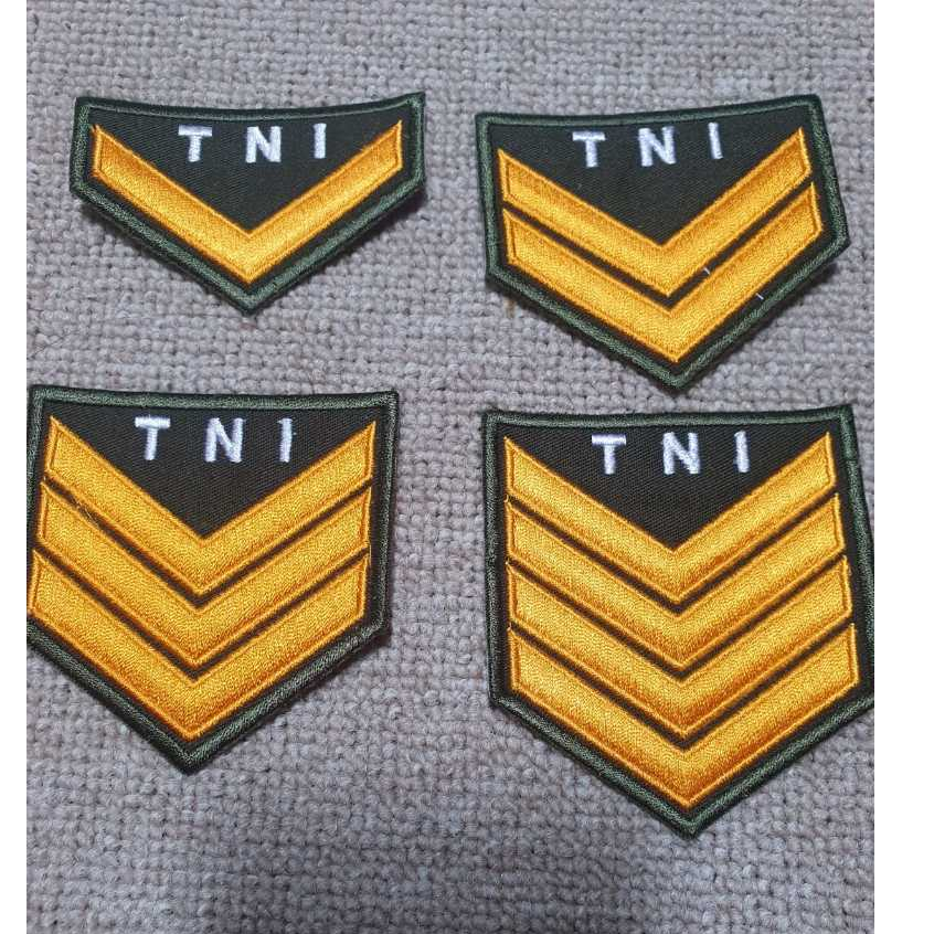 ATRIBUT EMBLEM BADGE BREVET PANGKAT BINTARA PDH TNI AD