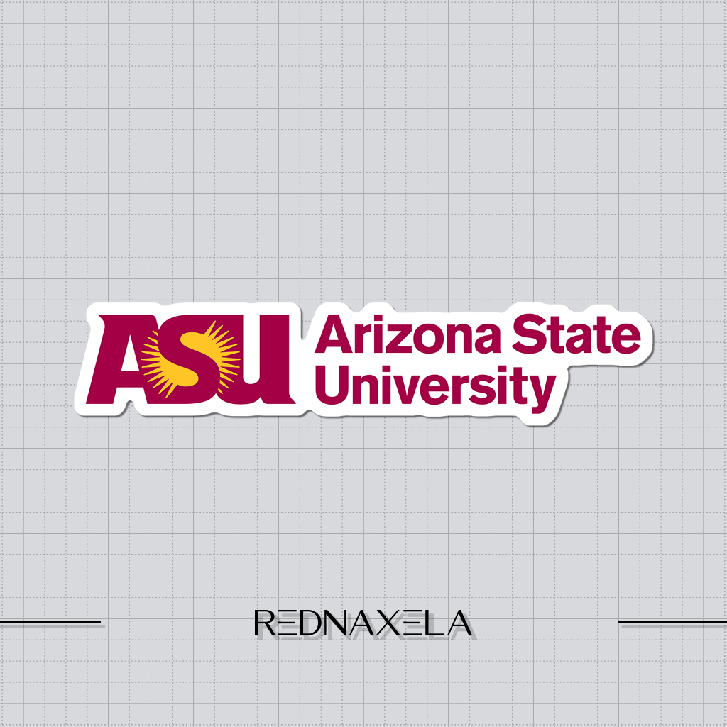 

Stiker Vinyl Arizona State University Logo #2 Stiker Laptop High Quality Waterproof Sticker