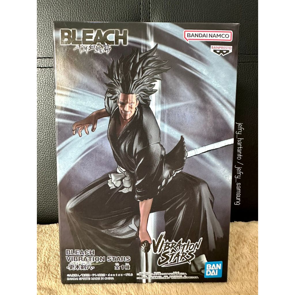 Bleach Zaraki Kenpachi Vibration Stars Figure Original Banpresto Bandai Japver MISB Renji Abarai