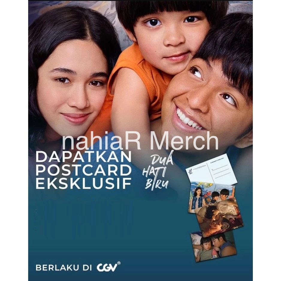 

Dua Hati Biru x CGV Official Postcard