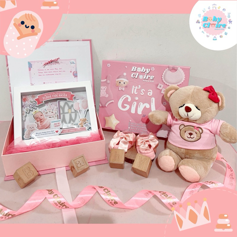 Kado lahiran emas logam mulia, Hampers Gold baby girl & boy, bayi perempuan