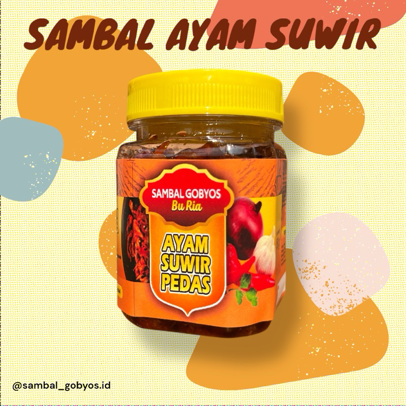 

SAMBALGOBYOS—Sambal Ayam Suwir Pedas