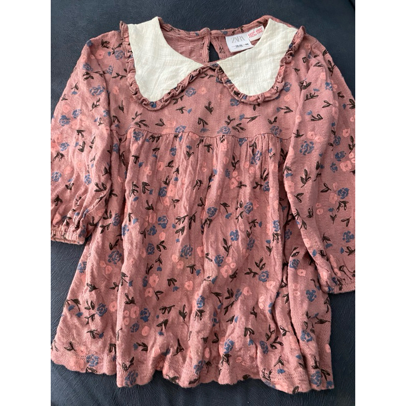 dress zara original baby anak perempuan size 12-18m preloved