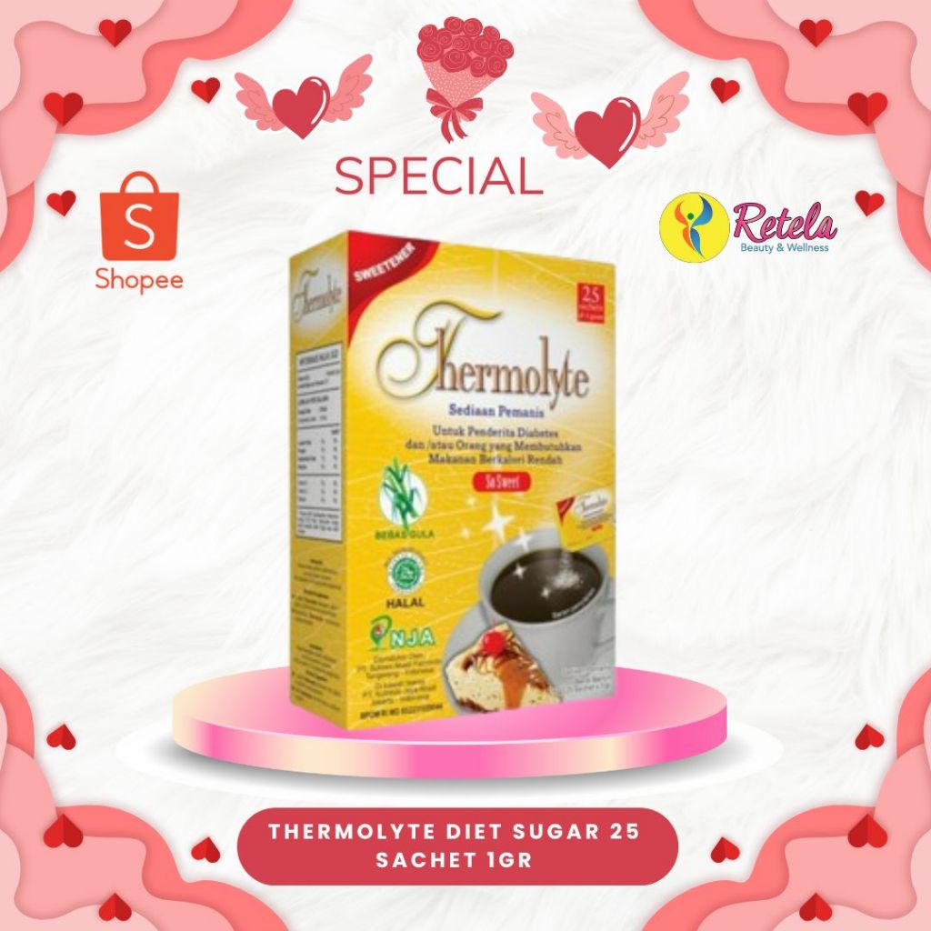 

THERMOLYTE DIET SUGAR 25 SACHET 1GR