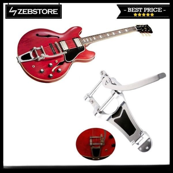 Bridge Tremolo Tailpiece Vibrato Gitar Bigsby B700 Chrome