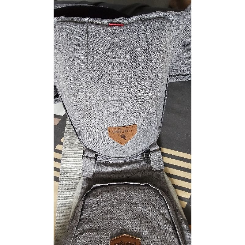 Preloved Hipseat Carrier i-Angel Miracle Melange Gray