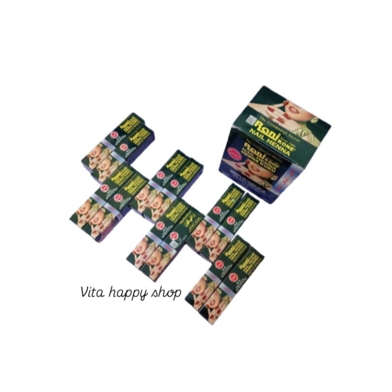 Rani kone nail Henna,Henna kuku,kutek halal,kutek pacar,kutek herbal.