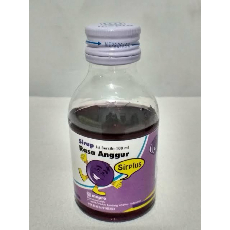 

Sirup Rasa Anggur Sirplus 100 ml