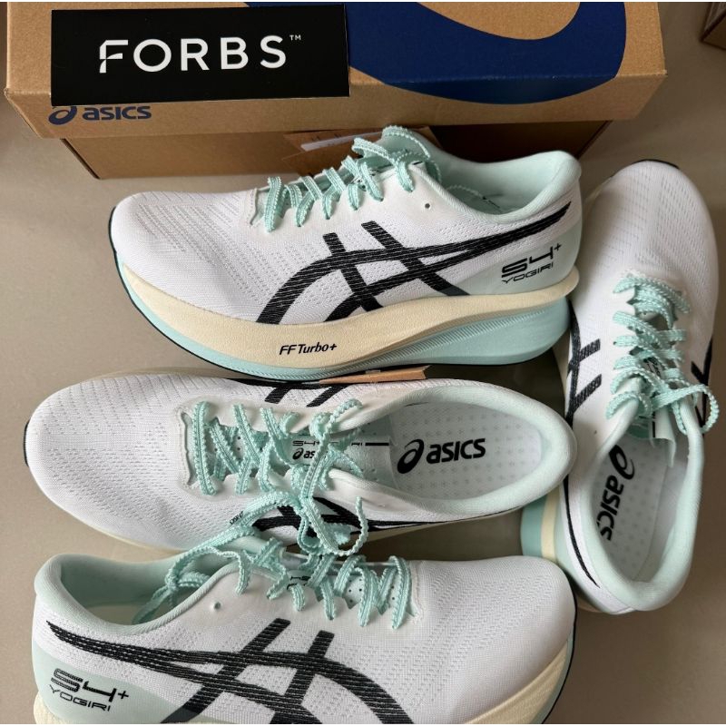 Asics S4+ Yogiri White Black || blue sky illuminate mint