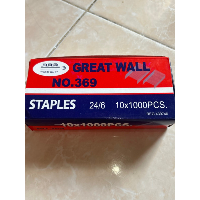 

Isi staples Besar great Wall No 369 1 pack isi 10