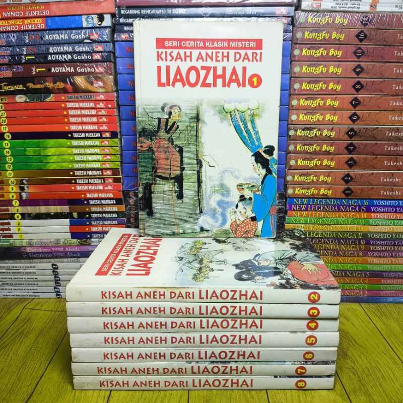 Buku Komik Seri Cerita Klasik Misteri - Kisah Aneh Dari LIAOZHAI jilid 1-8 (tamat)