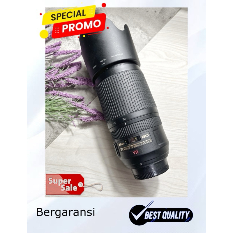 LENSA NIKON AFS 70-300mm VR like new