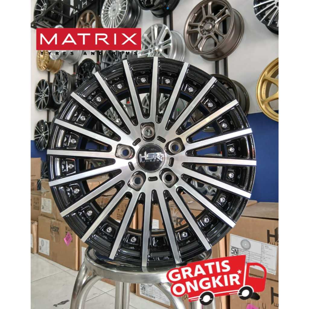 VELG MOBIL RING 15*6,5 HOLE 5X114,3 VELG RACING HSR TYPE TANDAM