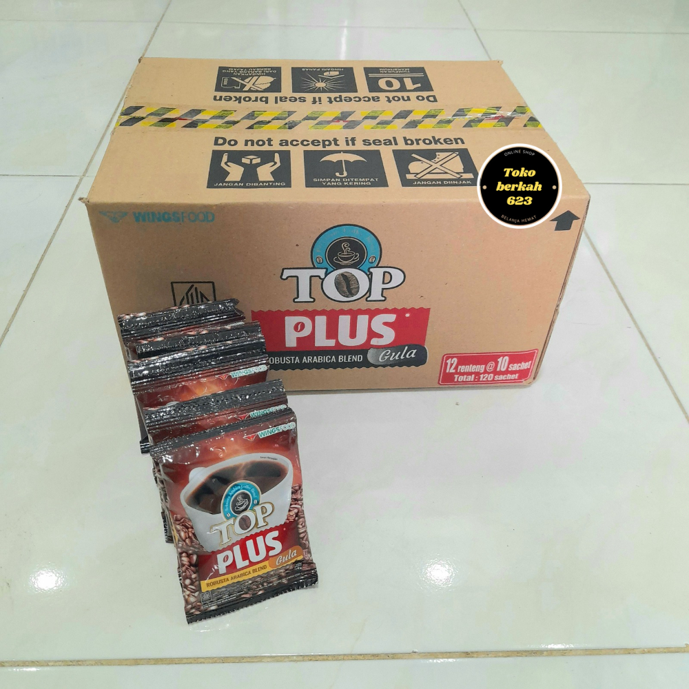 

1 Dus TOP KOPI PLUS GULA Isi 120 Sachet