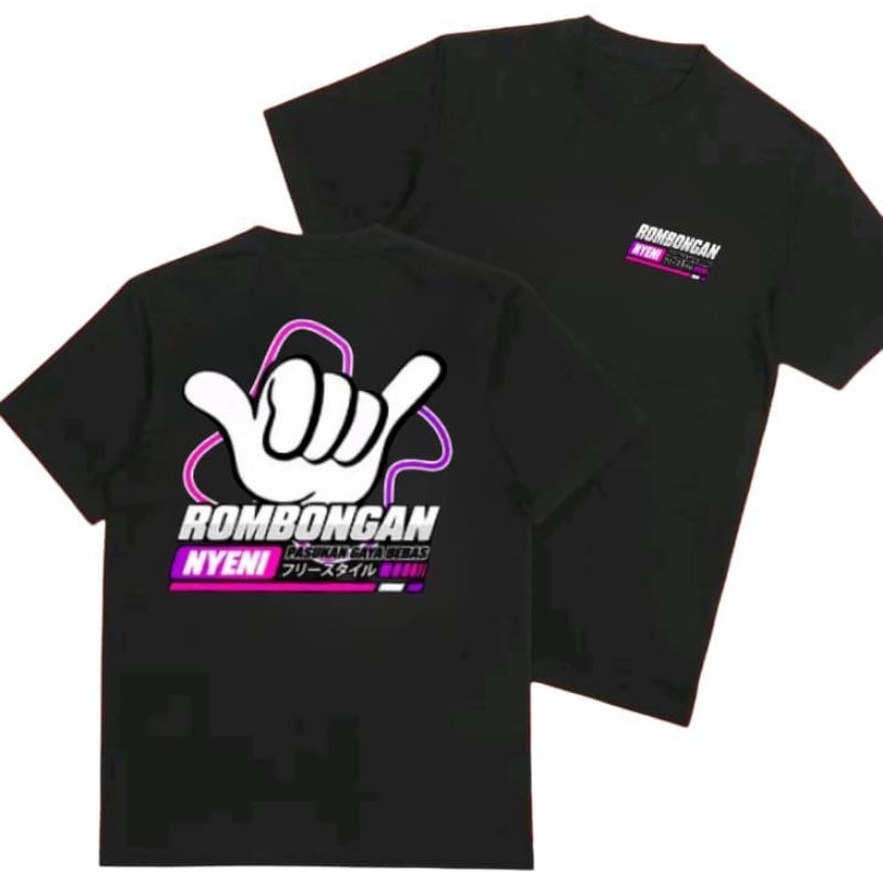 KAOS ROMBONGAN NYENI PASUKAN GAYA BEBAS