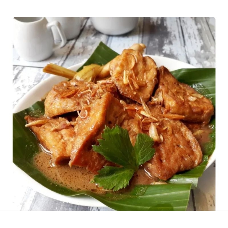 

semur tahu siap makan lauk siap saji tahu semur vegetarian meal prep catering halal