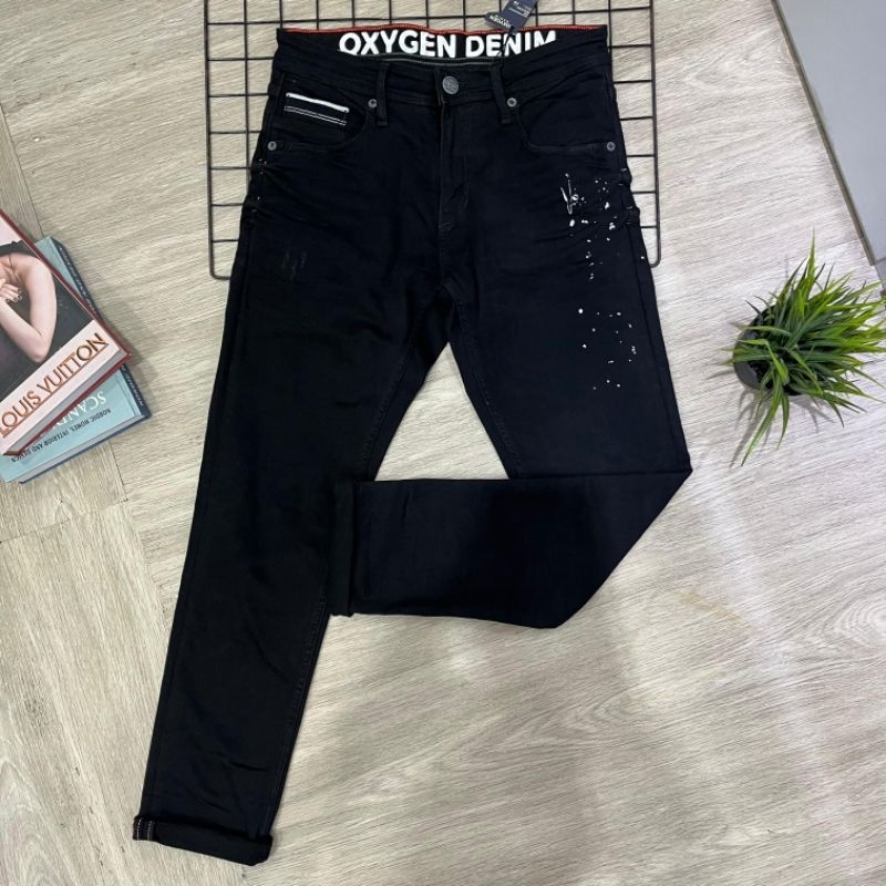 Celana Panjang Oxygen Denim Pria Original 706-5214 STRETCH