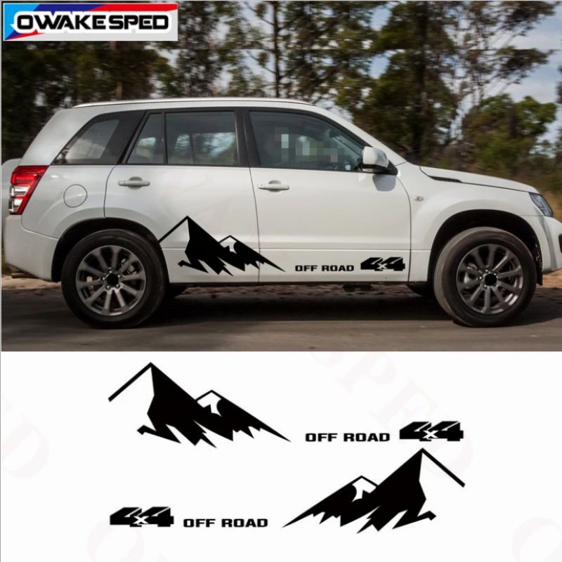 Sticker mobil Suzuki Vitara sticker tribal mobil Suzuki Vitara stiker mobil vitara gambar gunung