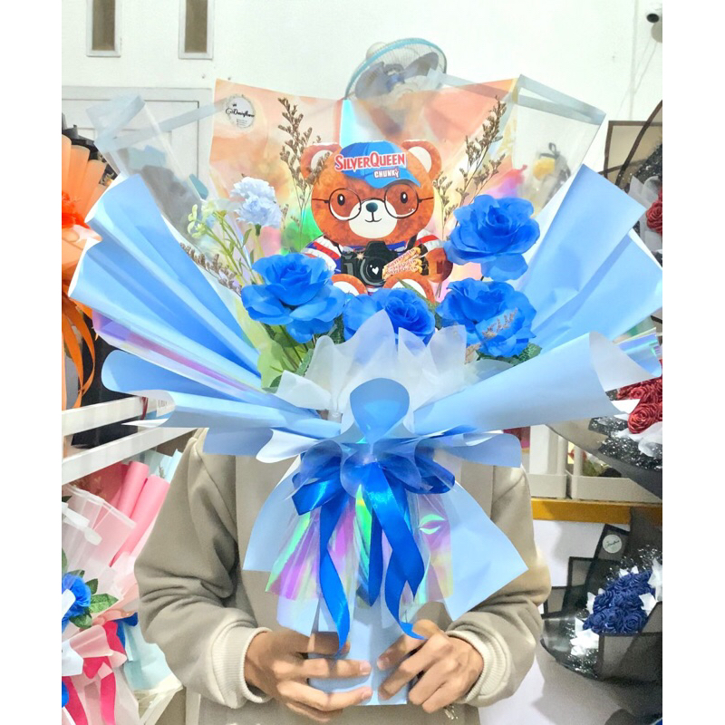 

Bucket Bear edisi Valentine/buket beruang/gift/ulangtahun/wisuda/ annyversary
