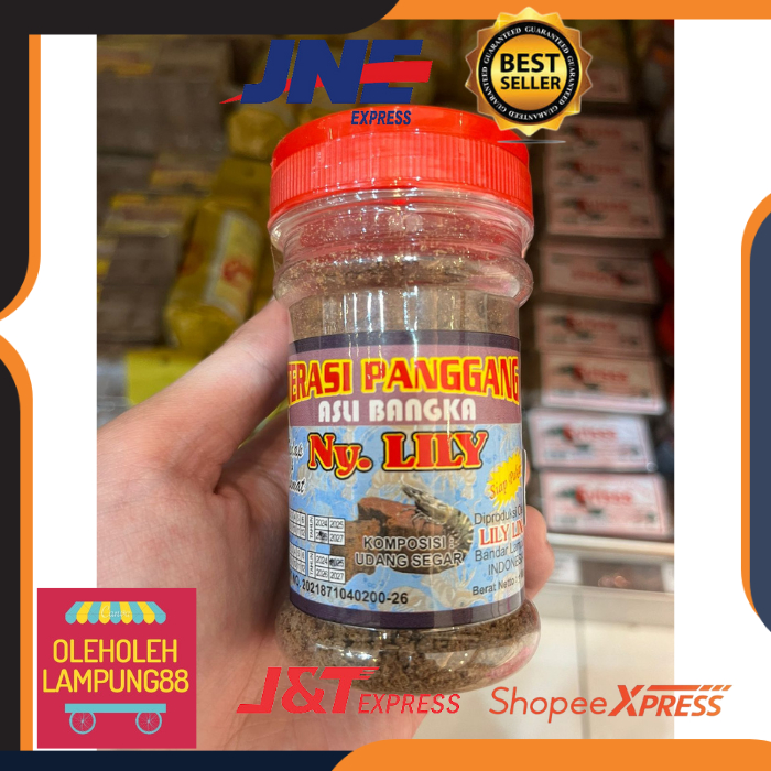 

Ny. Lily Terasi Udang Panggang Kemasan 100Gr Terasi Bangka Panggang Terasi Sambal Udang Segar Sehat