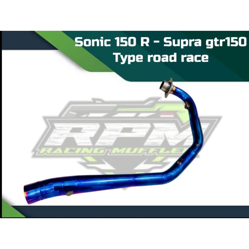Pipa Leher Knalpot Racing SONIC 150R Underbone - Road Race
