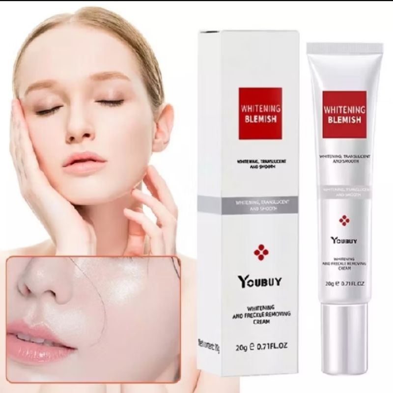Cream Youbuy Whitening Blemish Pelembab Wajah Memutihkan dan Menghilangkan Flek Hitam