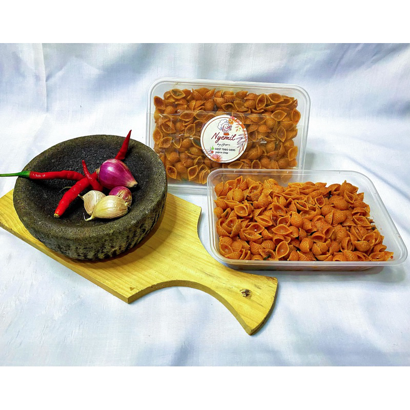 

makaroni kerang pedas asin daun jeruk