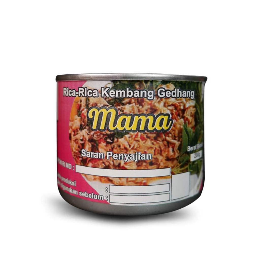 

Rica Rica Kaleng, Makanan Kaleng, Bunga Pisang, Jantung Pisang, Rica Rica Kembang Gedhang