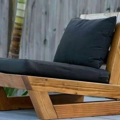 Kursi Malas - Kursi Sofa duduk santai minimalis new single kayu jati