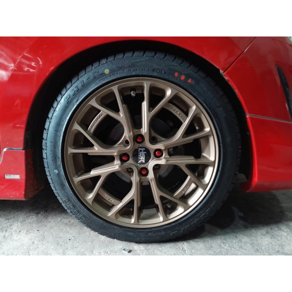 paket velg hsr FE01 Ring 16 plus ban accelera 195 50 r16 buat jazz yaris agya ayla vios city sigra