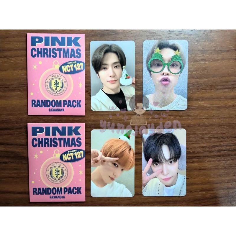 PC RANDOM PACK NCT 127 PINK CHRISTMAS JAEHYUN JOHNNY TAEYONG DOYOUNG