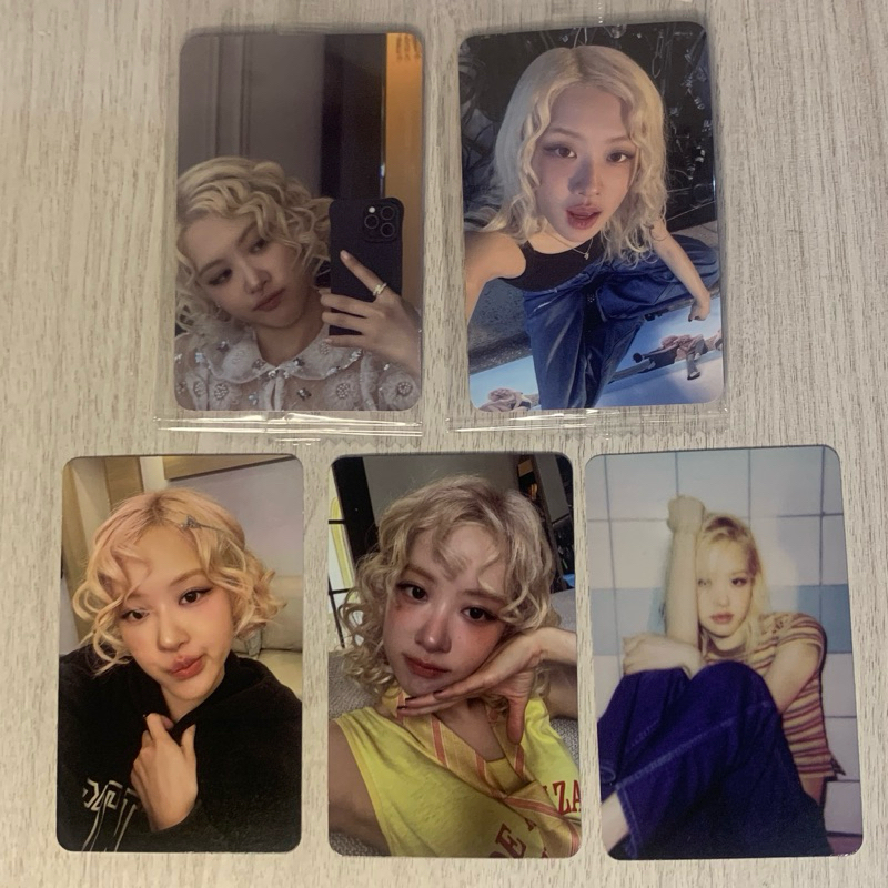 Photocard Rose Blackpink - Rosie
