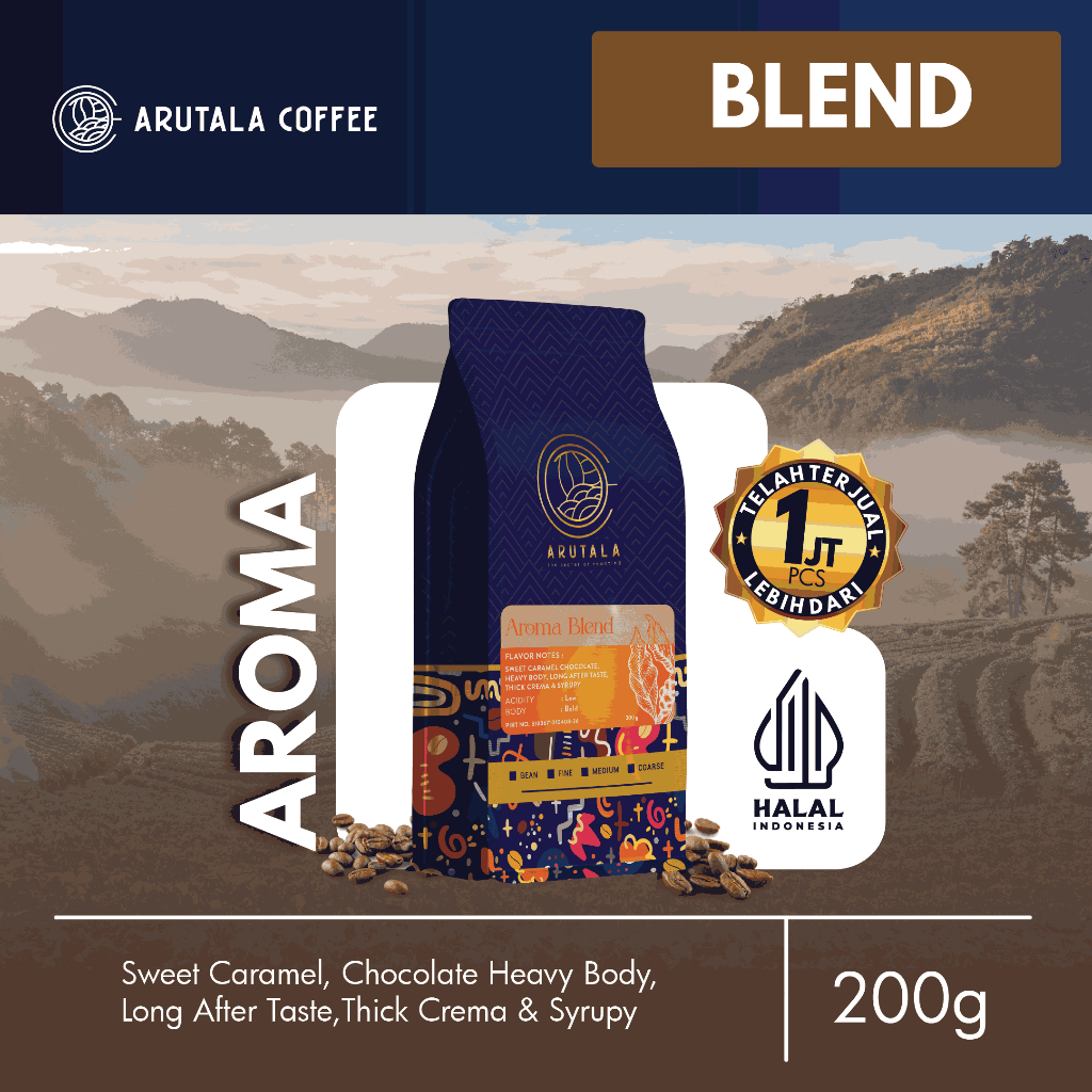 

ARUTALA Kopi Aroma Blend 200 gram