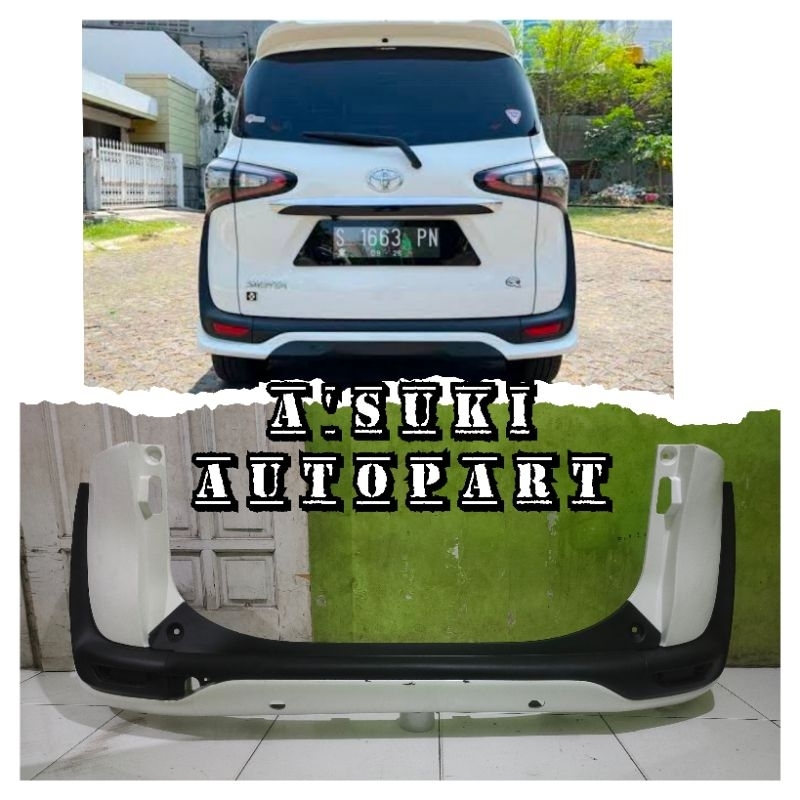 bemper bumper belakang sienta