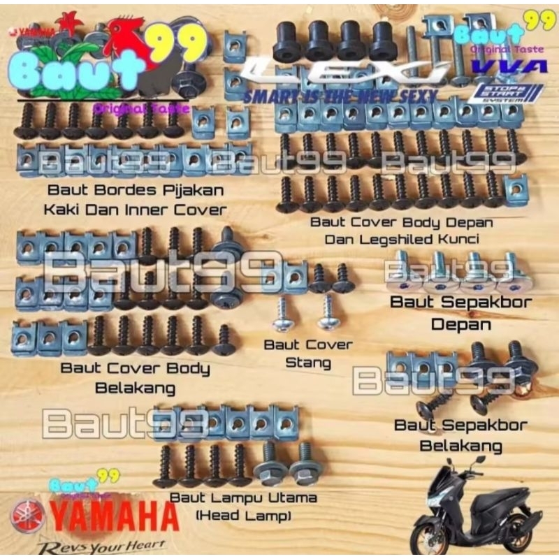Baut Full body Yamaha Lexi 125 Baut Full body Yamaha Lexi 125