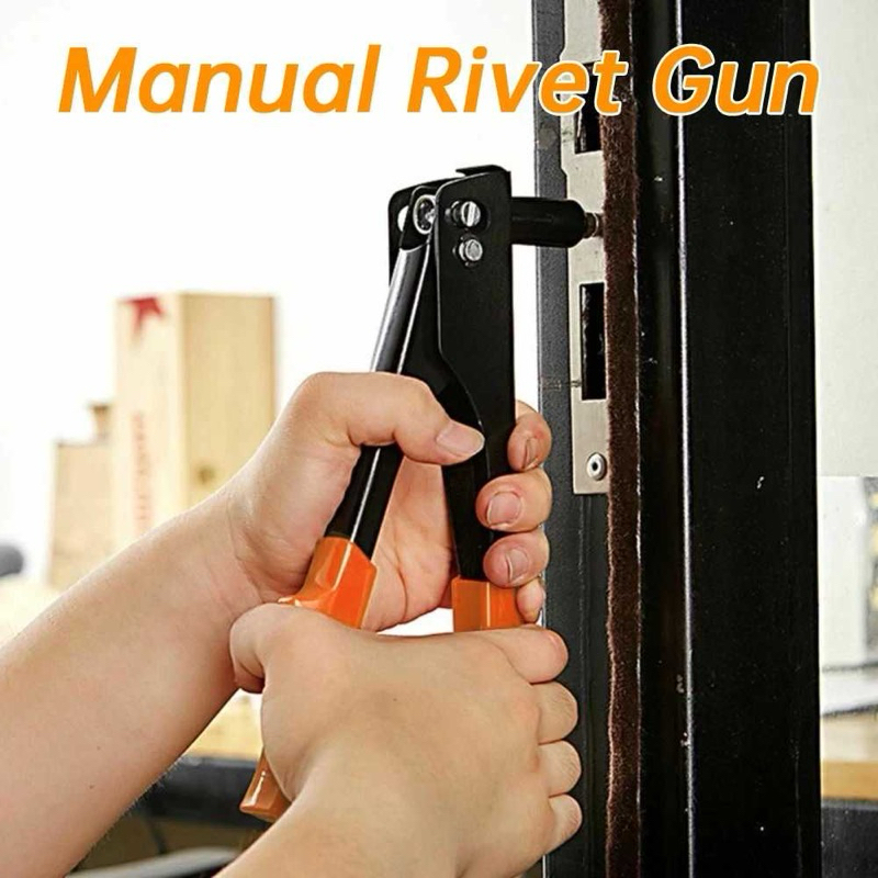 Manual Rivet Gun Knalpot Bantal Karet Hitam