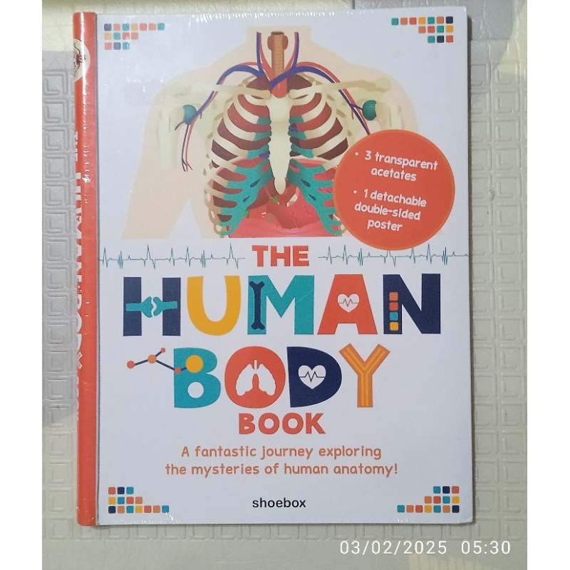 The Human Body Book - A Fantastic Journey Exploring The Mysteries Of Human Anatomy - Hardcover