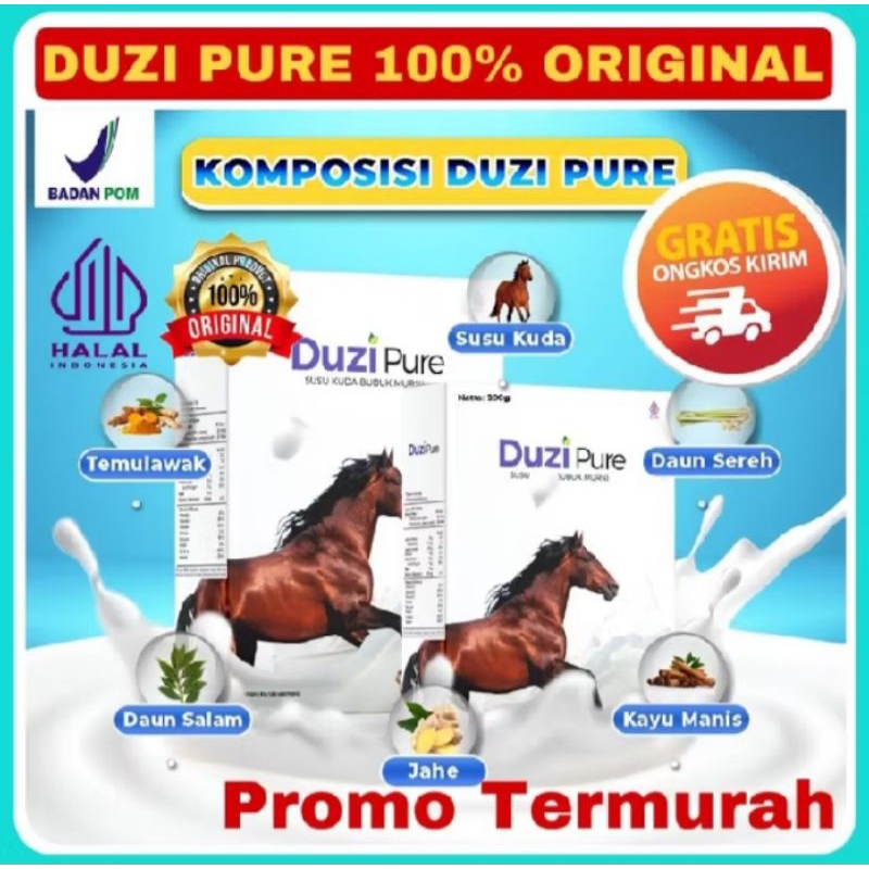 

Duzi Pure Susu Kuda Liar Murni 100% Original