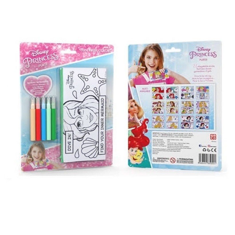 

Emco Disney Princess Tempat Pensil DIY Coloring Assorted