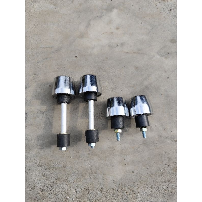 jalu stang satria fu besi crom sepasang model original baut panjang pendek