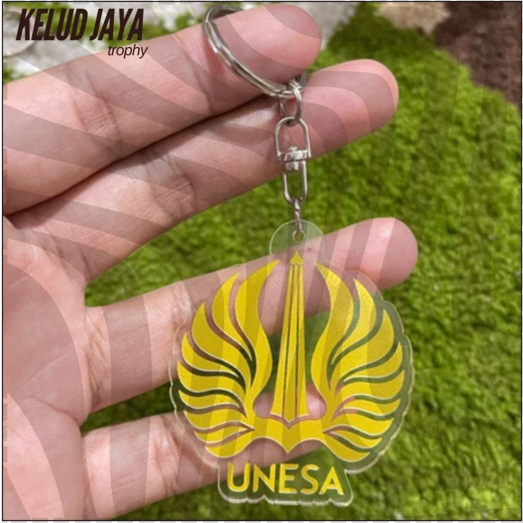 Gantungan Kunci UNESA - Ganci Universitas Negeri Surabaya Akrilik