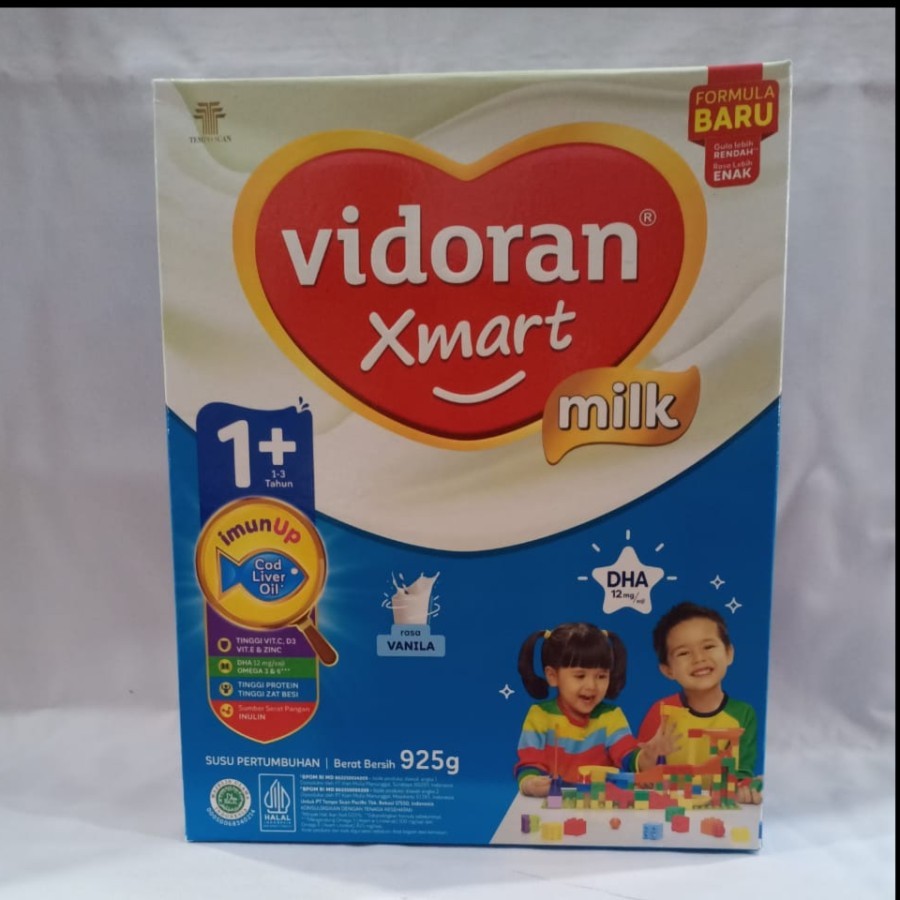 

Susu Vidoran Xmart 1+ Vanila, 950g